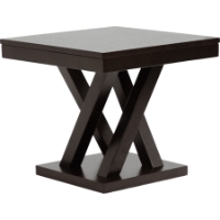Everdon End Table - Dark Brown