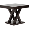 Everdon End Table - Dark Brown - WI-SA109-SIDE-TABLE