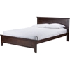 Spuma Wood Platform Bed - Cappuccino - WI-SB337-CAPPUCCINO-BED