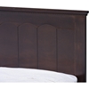 Schiuma Wood Platform Bed - Cappuccino - WI-SB338-CAPPUCCINO-BED