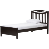 Seconique Twin Platform Bed - Wenge