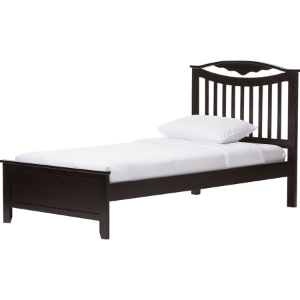 Seconique Twin Platform Bed - Wenge 