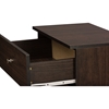 Felda 1 Drawer Shoes Cabinet - 2 Doors, Dark Brown - WI-SC864598-WENGE