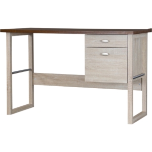 Van Buren 2 Drawers Writing Desk - Natural, Sonoma Oak 