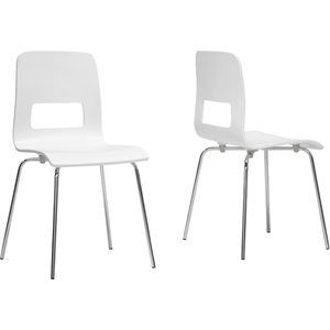 Greta Dining Chair - White (Set of 2) 