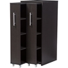 Lindo 2 Doors Pulled-Out Bookcase - Espresso - WI-SH-002-ESPRESSO