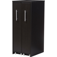Lindo 2 Doors Pulled-Out Bookcase - Espresso