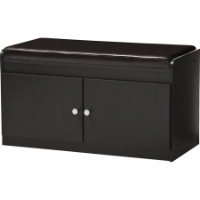 Margaret 2 Doors Shoe Cabinet - Espresso