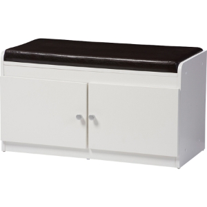 Margaret 2 Doors Shoe Cabinet - White 