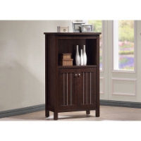 Cyclo 2 Doors Sideboard Storage Cabinet - Dark Brown