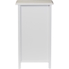 Rococo 3 Drawers Storage Cabinet - Antique White - WI-SR20001-ANTIQUE-WHITE