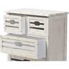 Rococo 4 Drawers Storage Cabinet - Antique White - WI-SR20002-ANTIQUE-WHITE