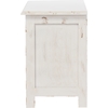 Rococo 5 Drawers Storage Seating Bench - Antique White - WI-SR20008-ANTIQUE-WHITE