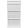 Rochefort 3 Drawers Storage Cabinet - Antique White, Natural - WI-SR30001-ANTIQUE-WHITE-NATURAL