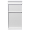 Dresdon 1 Drawer Cabinet - Wine Rack, Antique White - WI-SR30004-ANTIQUE-WHITE-NATURAL