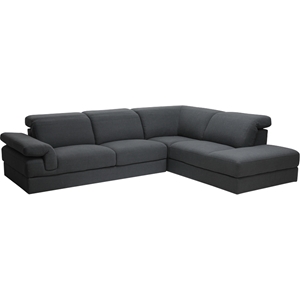 Liesel Sectional Sofa - Dark Gray 