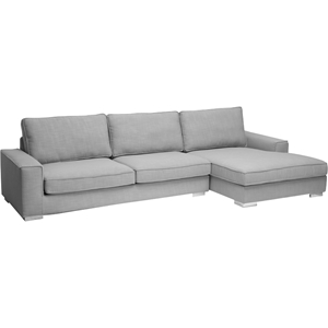 Brigitte Sectional Sofa - Gray 