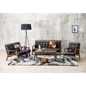 Masterpieces 3-Piece Sofa Set - Brown 