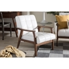 Masterpieces Faux Leather Club Chair - White - WI-TOGO-CC-109-545