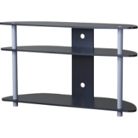 Orbit 3 Shelves TV Stand - Dark Brown