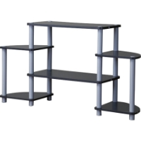 Orbit Triple Tiers TV Stand - Dark Brown