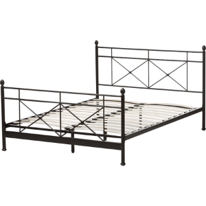 Barney Metal Bed - Black 