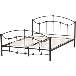 Eileen Metal Bed - Black 