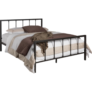 Amy Metal Bed - Black 