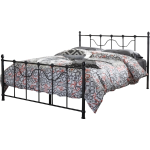 Jessie Metal Bed - Black 