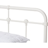 Mandy Twin Metal Bed - White - WI-TS105-WHITE-TWIN