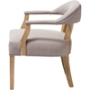 Macee Upholstered Accent Chair - Beige, Natural - WI-TSF-3581-BEIGE-AC