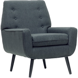 Levison Linen Accent Chair - Gray 
