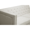 Parkis Linen Button Tufted Sofa - Beige - WI-TSF-71015-SF-BEIGE