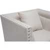 Stapleton Linen Accent Chair - Nailhead, Beige - WI-TSF-71023-CC-BEIGE