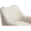 Seibert Linen Accent Chair - Nailhead, Beige - WI-TSF-7205-AC-BEIGE