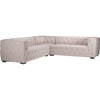 Verdicchio Linen Sectional Sofa - Button Tufted, Beige - WI-TSF-8109-BEIGE-SECTNL