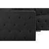 Verdicchio Linen Sectional Sofa - Button Tufted, Dark Gray - WI-TSF-8109-GRAY-SECTNL