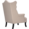 Hudson Upholstered Wingback Chair - Button Tufted, Beige - WI-TSF-8145-WC-BEIGE