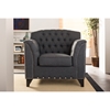 Mckenzie Upholstered Armchair - Nailheads, Gray - WI-TSF-8148-CC-GRAY