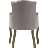 Clemence Linen Upholstered Armchair - Beige - WI-TSF-8155-AC-BEIGE