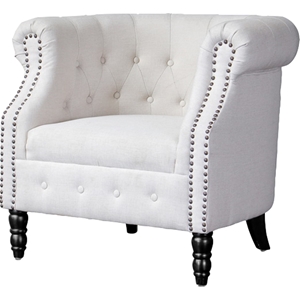 Neo-Classics Chesterfield Chair - Beige 