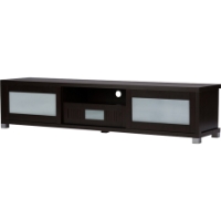 Gerhardine 1 Drawer TV Cabinet - 2 Sliding Doors, Wenge