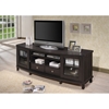 Walda 2 Drawers TV Cabinet - Dark Brown - WI-TV838070-EMBOSSE