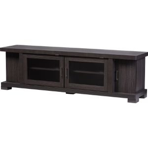 Viveka 2 Glass Doors TV Cabinet - Espresso 