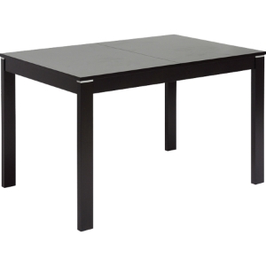 Lockerbie Leaf Extension Dining Table - Dark Brown 