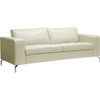Lazenby Leather Sofa Set - Cream - WI-U1154N-2PC-CREAM