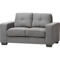 Westerlund Upholstered Loveseat - Tufted, Gray