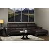 Sosegado Leather Sectional Sofa - Right Facing Chaise, Brown - WI-U2386S-BLBW-RFC