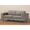 Brittany Fabric Upholstered Sofa - Gray - WI-U5073K-DUST-GRAY-SF
