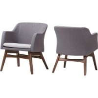 Vera Lounge Chair - Gray (Set of 2)